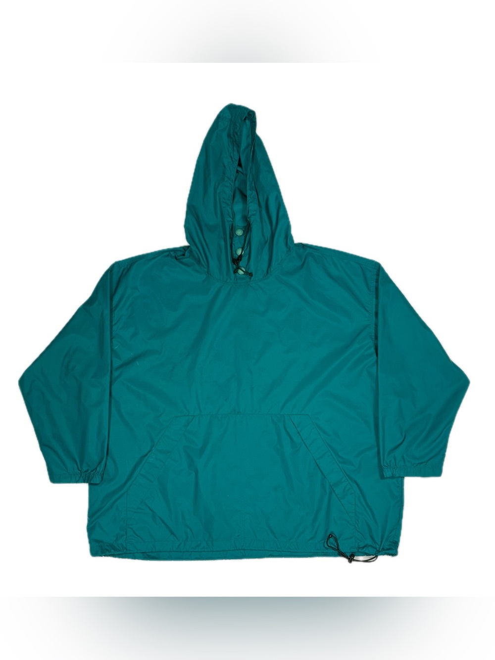 Vintage 90s Chaps Ralph Lauren nylon teal green anorak windbreaker mens 1XB
